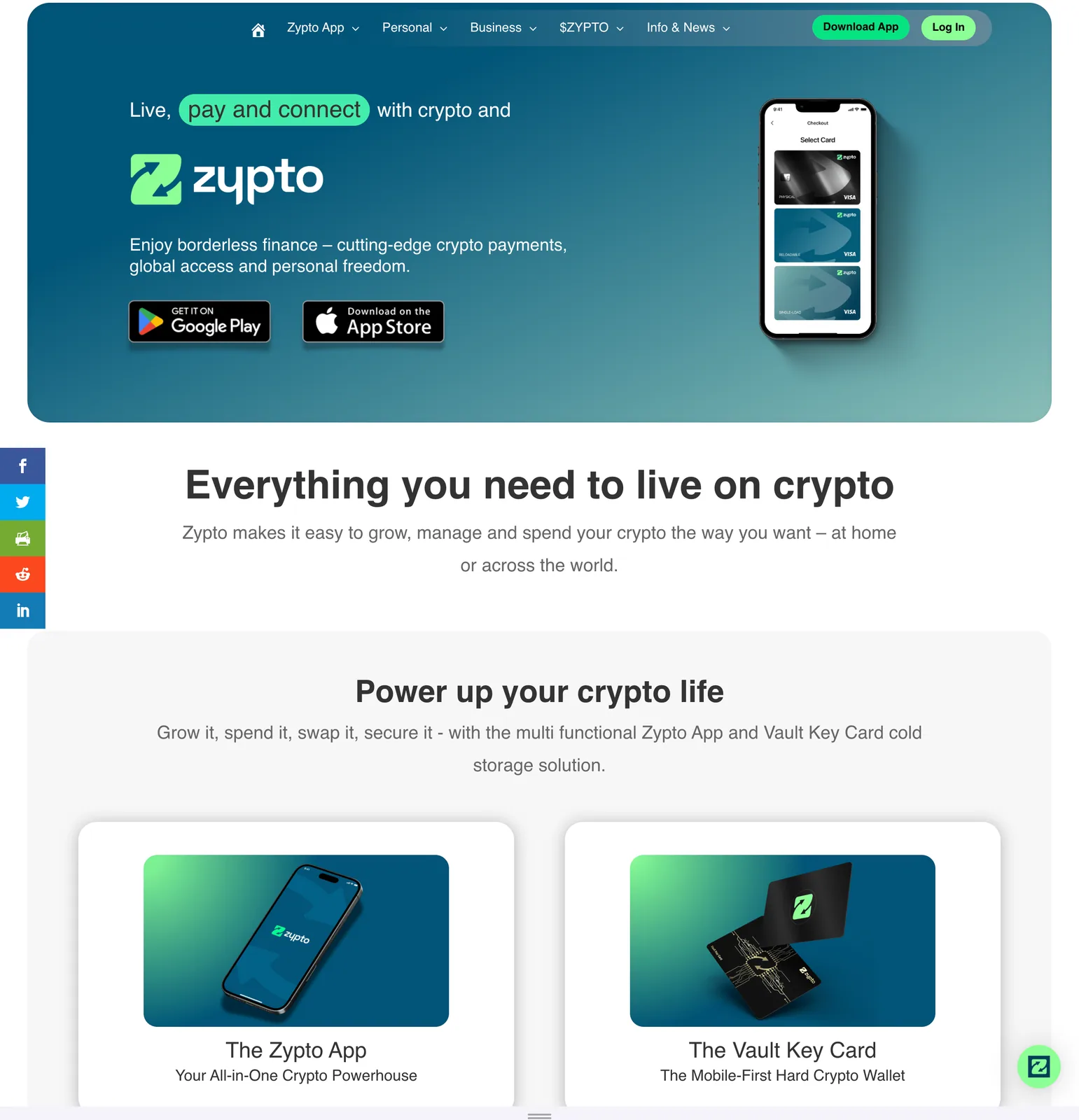 Zypto — превʼю проєкту